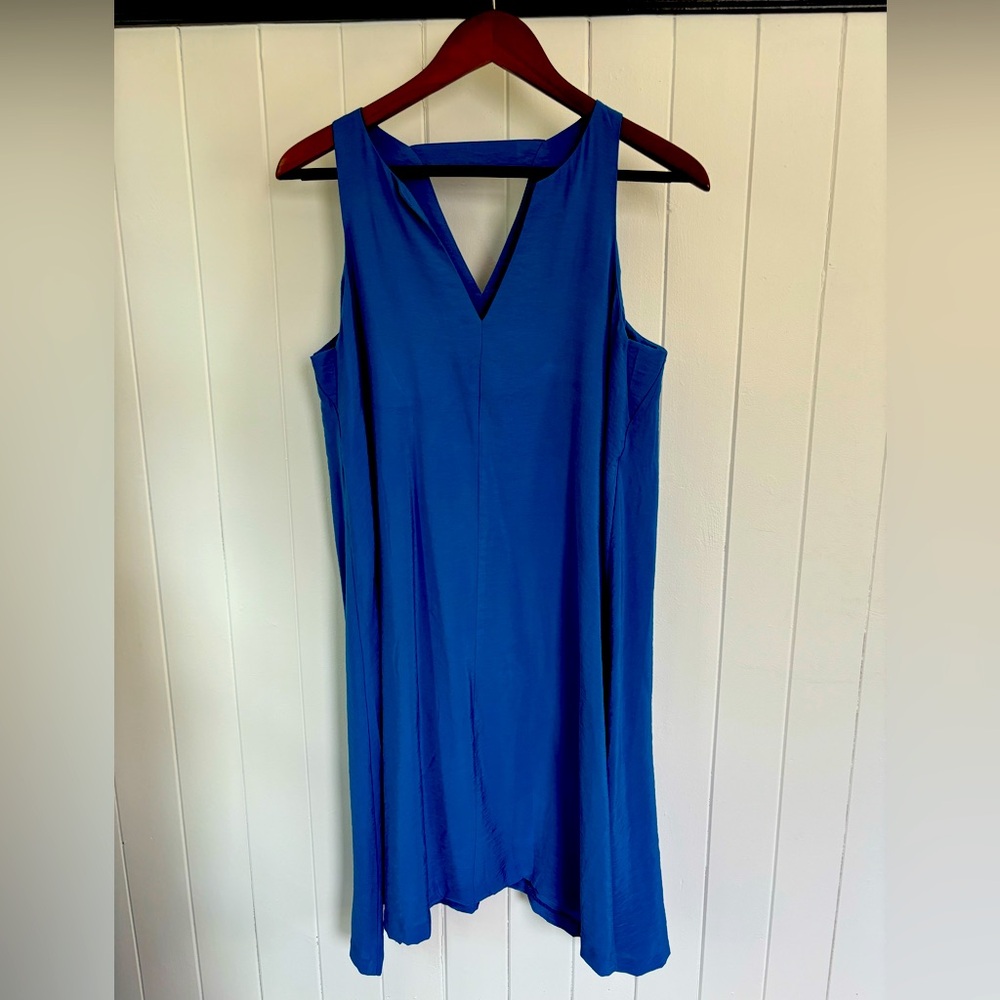 Banana Republic Factory Blue Knee Length Dress